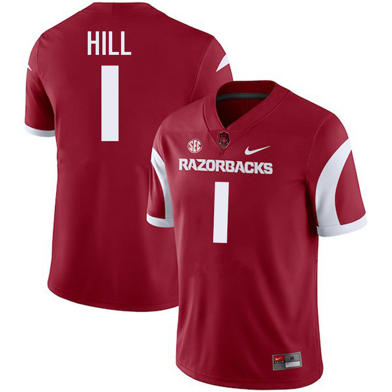 #1 Rodney Hill Arkansas Jersey,Arkansas Razorbacks College Football Jerseys Stitched-Retro Cardinal  #1 Rodney Hill Arkansas Jersey,Arkansas Razorbacks College Football Jerseys Stitched-Retro Cardinal